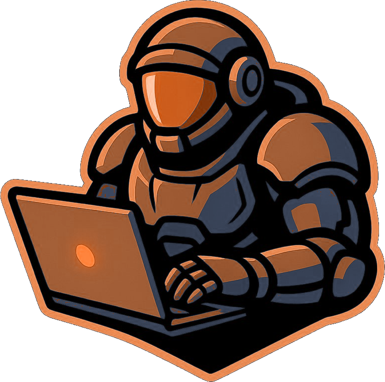 Terran Coders astronaut logo